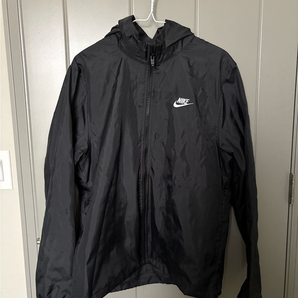 Nike Men's Black Hooded Windbreaker